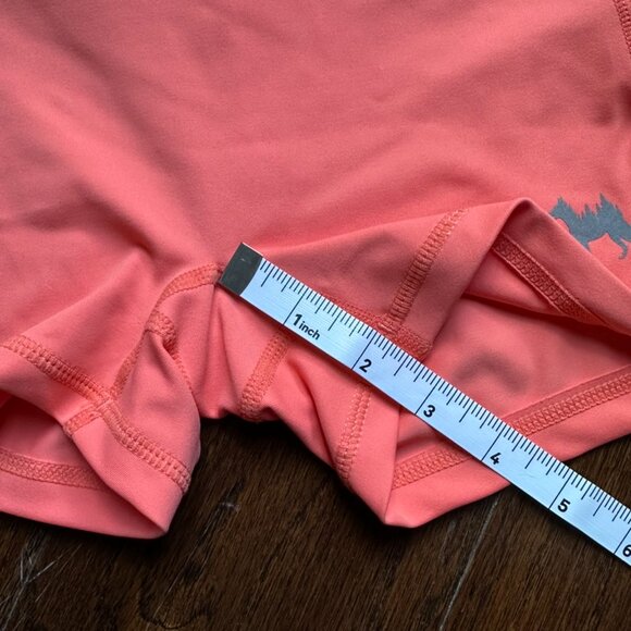Wild South Coral workout shorts with pockets - Picture 6 of 7